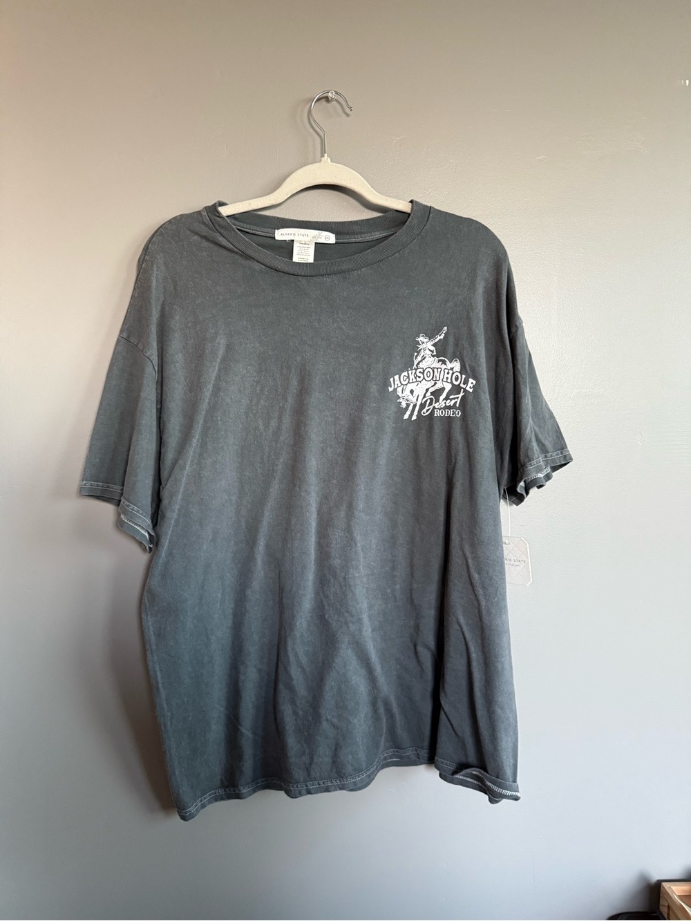 Altar'd State Washed Charcoal Graphic Tee
